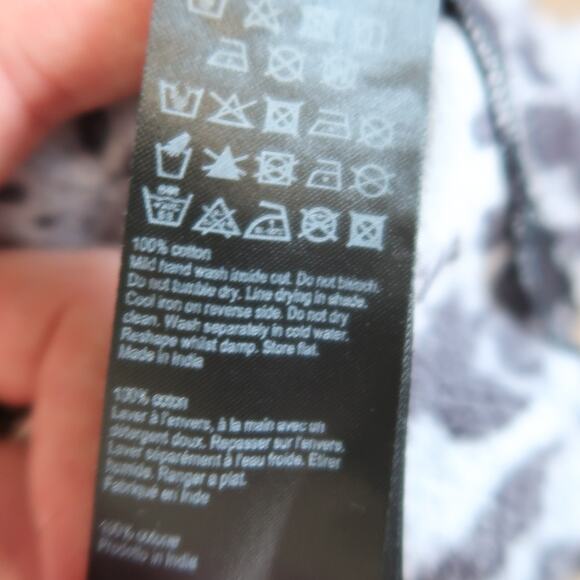 ALLSAINTS Essie Ambient Grey Leopard Print Midi Slip Dress S - Picture 7 of 7